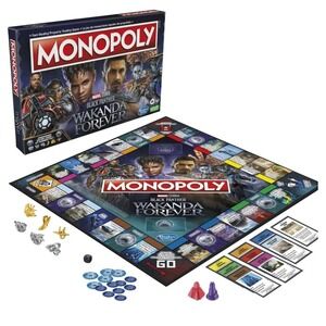 Monopoly  Marvel Studios' Black‎ Panther: Wakanda Forever Edition Board Game